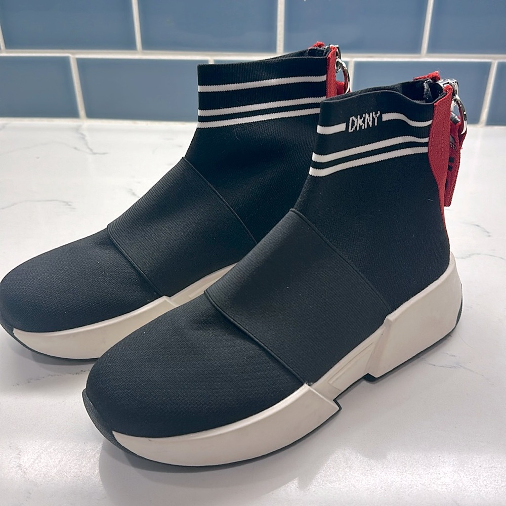 DKNY Black Hightop Sneaker